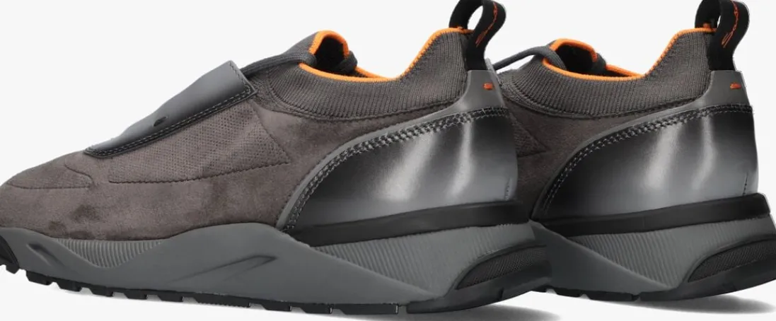 SANTONI grijze lage sneakers 22042 grijs