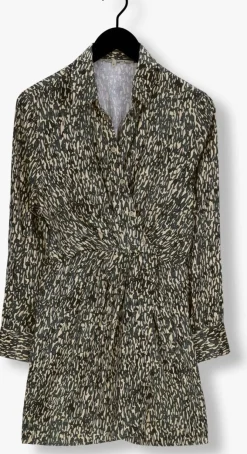 SECOND FEMALE grijze mini jurk luna dress grijs Discount