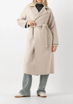 SECOND FEMALE grijze trui ovalis knit t-neck grijs Outlet