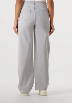 SECOND FEMALE grijze wide jeans denira denim jeans grijs Discount