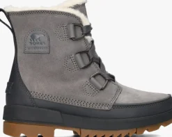 SOREL grijze veterboots torino ii wp grijs Outlet