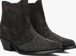 STEFANO LAURAN grijze enkellaarsjes 9706r grijs Online