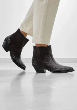 STEFANO LAURAN grijze enkellaarsjes 9706r grijs Online