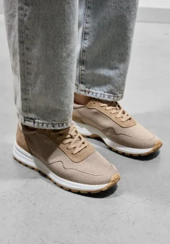 STEFANO LAURAN grijze lage sneakers lj2505 grijs New