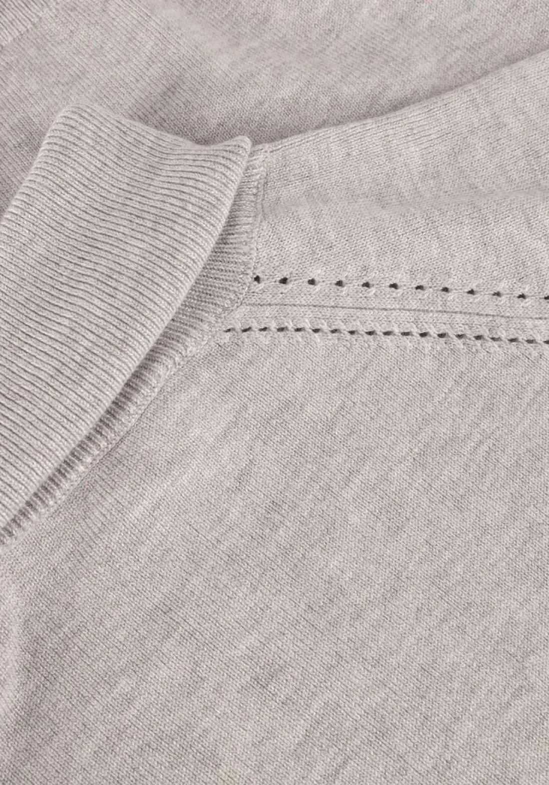 SUMMUM grijze coltrui turtle neck sweater soft viscose polyamide knit grijs Discount