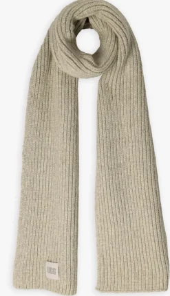 UGG grijze sjaal chunky rib scarf grijs Best