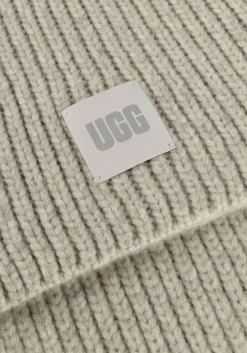 UGG grijze sjaal chunky rib scarf grijs Best
