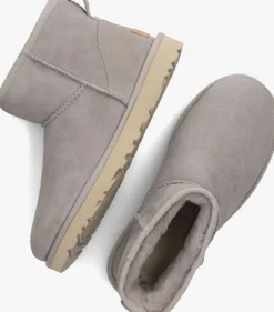 UGG grijze vachtlaarzen w classic mini ii grijs Best