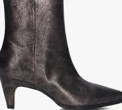 VIA VAI grijze enkellaarsjes lina jackson grijs Online