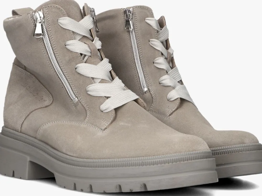 WALDLAUFER grijze veterboots sue h rits booty grijs New