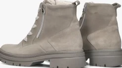 WALDLAUFER grijze veterboots sue h rits booty grijs New
