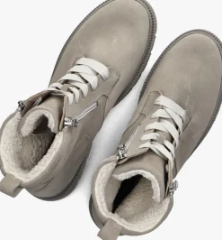 WALDLAUFER grijze veterboots sue h rits booty grijs New