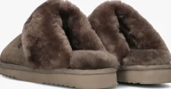 WARMBAT grijze pantoffels flurry grijs Hot
