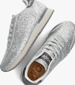 WODEN grijze lage sneakers ydun icon glitter grijs Best