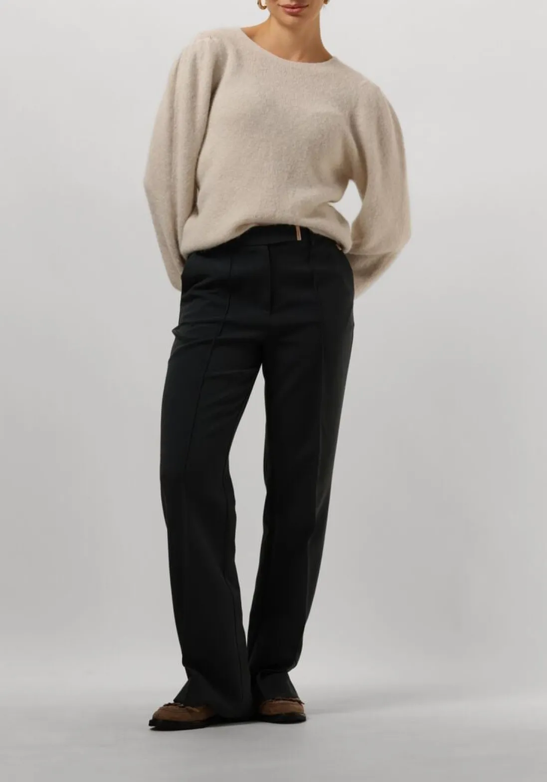 AAIKO e flared broek chantalle r pes 345 groen Outlet