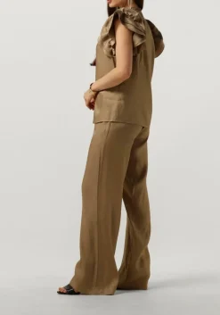 AAIKO e wijde broek searle shimmery vis 355 groen Hot