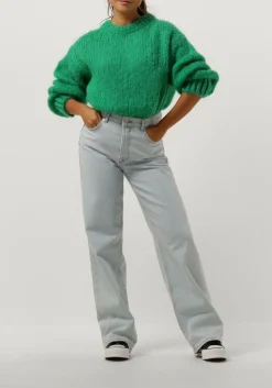 AMERICAN DREAMS e trui leonnie alpaca pullover groen Outlet