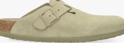 BIRKENSTOCK e instappers boston dames groen Outlet