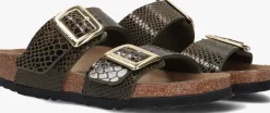 BIRKENSTOCK e slippers sydney cushion groen Clearance