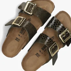 BIRKENSTOCK e slippers sydney cushion groen Clearance