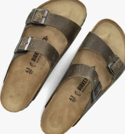 BIRKENSTOCK e slippers arizona heren groen Online