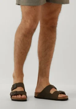 BIRKENSTOCK e slippers arizona heren groen Online