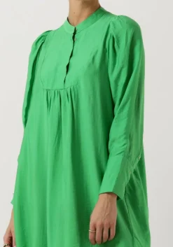 CO'COUTURE e midi jurk callum volume dress groen Best