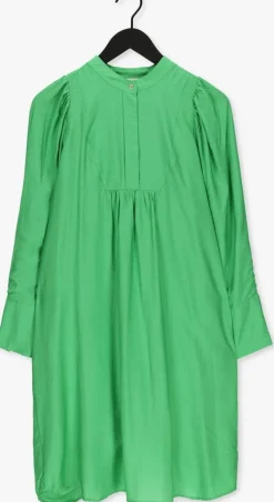 CO'COUTURE e midi jurk callum volume dress groen Best