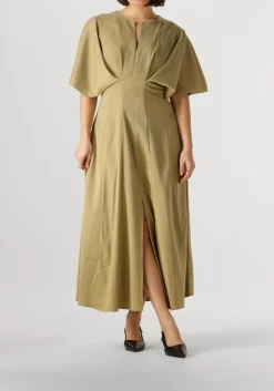COPENHAGEN MUSE e midi jurk vianna dress groen Outlet