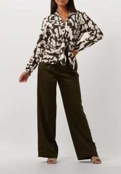 DANTE6 e blouses print smock blouse groen