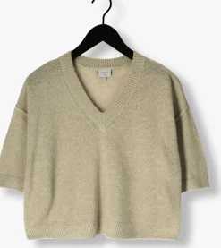 DANTE6 e trui talya v-neck sweater groen