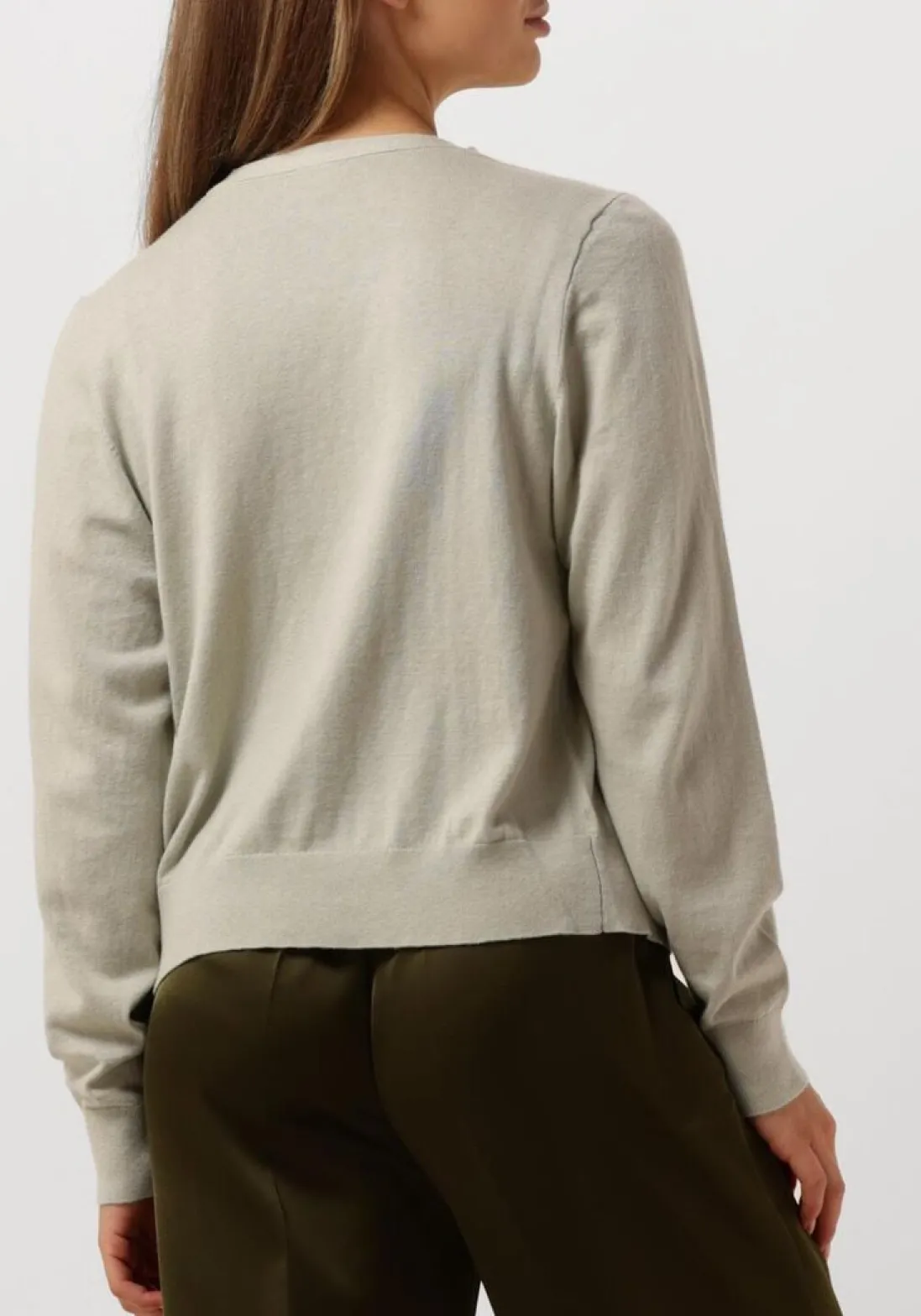 DANTE6 e vest cashmere mix vest groen Outlet