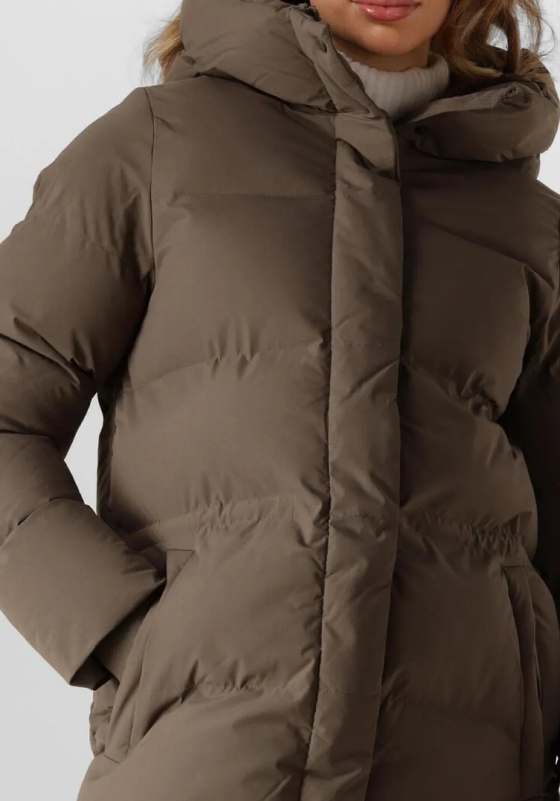 ELVINE e gewatteerde jas vesper groen