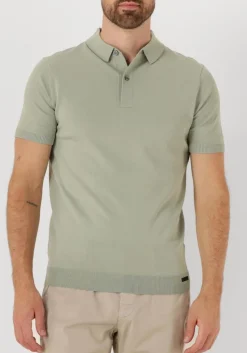 GENTI e polo polo button ss k2046-1260 groen Sale