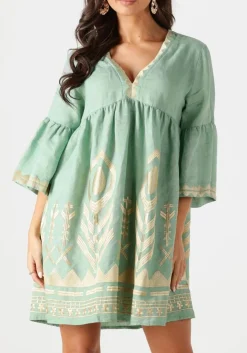 GREEK ARCHAIC KORI e mini jurk 231114 groen Discount