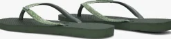 HAVAIANAS e teenslippers square glitter groen