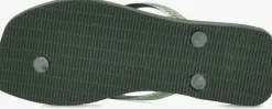 HAVAIANAS e teenslippers square glitter groen