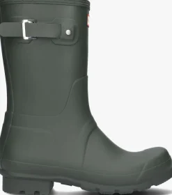 HUNTER e regenlaarzen mens original short groen Online