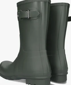 HUNTER e regenlaarzen mens original short groen Online