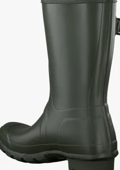 HUNTER e regenlaarzen womens original short groen Outlet
