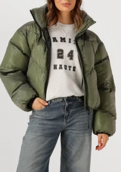 KRAKATAU e gewatteerde jas qw531 groen Outlet