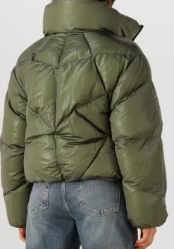 KRAKATAU e gewatteerde jas qw531 groen Outlet