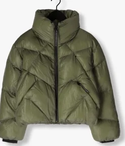 KRAKATAU e gewatteerde jas qw531 groen Outlet