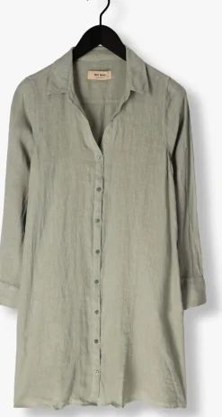 MOS MOSH e mini jurk mmrielle linen dress groen Hot