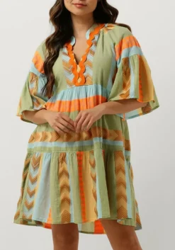 NEMA e mini jurk bella groen Clearance