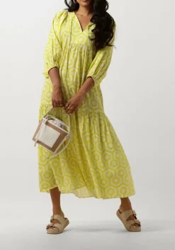 NOTRE-V e maxi jurk nv-dente midi dress groen Best