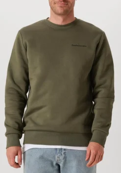 PEAK PERFORMANCE e sweater original small logo crew men groen Best