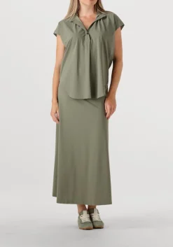 PENN & INK e midirok skirt groen Online
