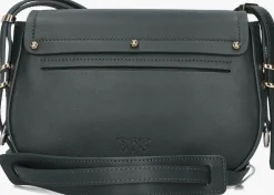 PINKO e schoudertas saddle mini groen