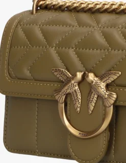 PINKO e schoudertas love one mini dc groen Hot
